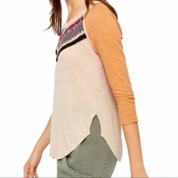 Free People Spring Bound Crochet Tee - Picture 3 of 12